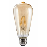 Xavax LED filament žiarovka, E27, 410 lm (nahrádza 36 W), vintage tvar, jantárová farba, teplá biela