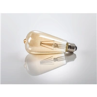 Xavax LED filament žiarovka, E27, 410 lm (nahrádza 36 W), vintage tvar, jantárová farba, teplá biela