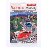 Doplnkový set obrázkov MAGIC MAGS Car Race Mike k aktovkám GRADE, SPACE, CLOUD, 2v1 a KID