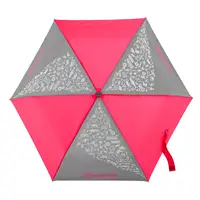 Detský skladací dáždnik s reflexnými obrázkami, Neon Pink