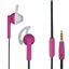 Hama slúchadlá s mikrofónom Joy Sport, silikónové štuple, ružová/šedá