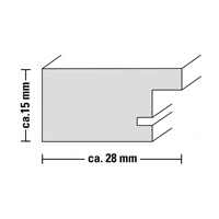 Hama rámček plastový CHALET, taupe,13x18 cm