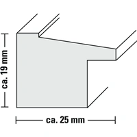 Hama rámček plastový SIERRA, šedá, 13x18 cm