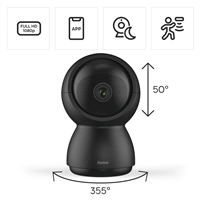 Hama Smart domáca IP kamera, WiFi, otáčanie/naklápanie, nočné videnie (zánovné)