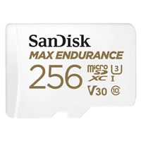 SanDisk® MAX ENDURANCE microSDXC™ Card s adaptérem 256 GB