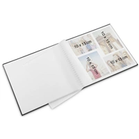 Hama album klasický špirálový FINE ART 36x32 cm, 50 strán, čierna, biele listy