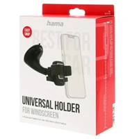 Hama Easy Snap, držiak s prísavkou na čelné sklo vozidla, pre mobily so šírkou 5,5-8,5 cm