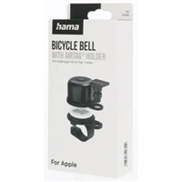 Hama AirBell, zvonček na bicykel so skrytým držiakom na AirTag, 85 dB, priemer 2,2 cm