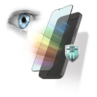 Hama Anti-Bluelight+Antibacterial, 3D ochranné sklo pre Apple iPhone 13/13 Pro