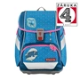 Školská aktovka/ruksak 2IN1 PLUS pre prváčikov - 6-dielny set, Step by Step Dolphin Pippa