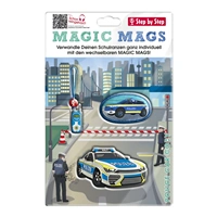 Doplnkový set obrázkov MAGIC MAGS Police Car Cody k aktovkám GRADE, SPACE, CLOUD, 2IN1 a KID