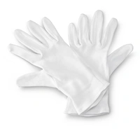 Hama bavlnené rukavice, veľkosť XL, biele, 1 pár