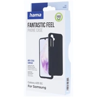 Hama Fantastic Feel, kryt pre Samsung Galaxy A35 5G, hebký povrch, čierny
