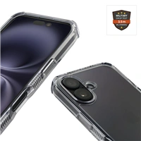 Hama Extreme Protect, kryt pre Apple iPhone 16e/17e, materiál D3O®, nezažltne, priehľadný