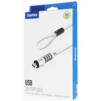 Hama zámka na notebook USB, 4-miestny číselný kód