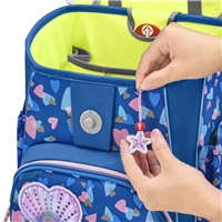 Školská aktovka Step by Step CLOUD REFLECT, Seashell Pearl - 5-dielny set, AGR certifikát