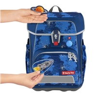 Školská aktovka Step by Step CLOUD REFLECT, Rocket Novo - 5-dielny set, AGR certifikát