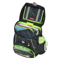 Školská aktovka Step by Step FIT, Danger Cat Chiko - 5-dielny set, AGR certifikát