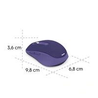 Hama bezdrôtová Multi Device myš WM-450, tichá, modrá