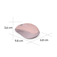 Hama bezdrôtová Multi Device myš WM-450, tichá, ružová