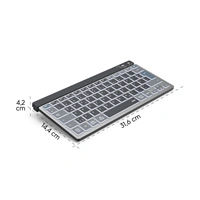Hama bezdrôtová Multi Device klávesnica WK-700, extra kompaktná, nabíjacia