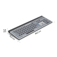 Hama bezdrôtová Multi Device klávesnica WK-750, nabíjacia