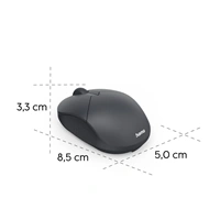 Hama mini bezdrôtová optická myš WM-150, tichá, čierna