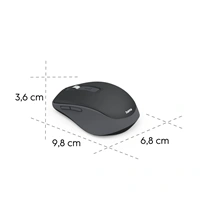 Hama bezdrôtová Multi Device myš WM-450, tichá, čierna