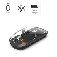 Hama bezdrôtová Mult Device myš WM-600, plochá, tichá, transparentná
