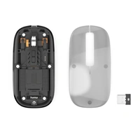 Hama bezdrôtová Mult Device myš WM-600, plochá, tichá, transparentná