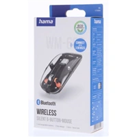 Hama bezdrôtová Mult Device myš WM-600, plochá, tichá, transparentná