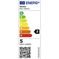 Hama SMART WiFi LED žiarovka, Matter, E27, retro, ST64 Filament, RGBW, stmievateľná, appka