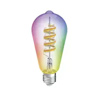 Hama SMART WiFi LED žiarovka, Matter, E27, retro, ST64 Filament, RGBW, stmievateľná, appka
