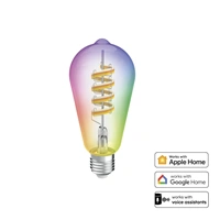 Hama SMART WiFi LED žiarovka, Matter, E27, retro, ST64 Filament, RGBW, stmievateľná, appka