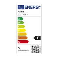 Hama SMART WiFi LED žiarovka, Matter, E27, retro, ST64 Filament, RGBW, stmievateľná, appka