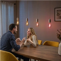 Hama SMART WiFi LED žiarovka, Matter, E27, retro, ST64 Filament, RGBW, stmievateľná, appka