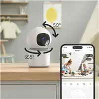 Hama Smart domáca WiFi kamera, otáčanie/naklápanie, nočné videnie, Full HD