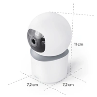 Hama Smart domáca WiFi kamera, otáčanie/naklápanie, nočné videnie, Full HD