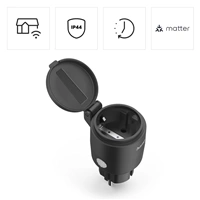 Hama SMART WiFi vonkajšia zásuvka, Matter, meranie spotreby, IP44