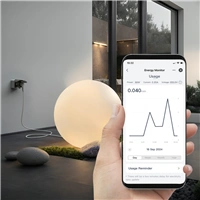 Hama SMART WiFi vonkajšia zásuvka, Matter, meranie spotreby, IP44
