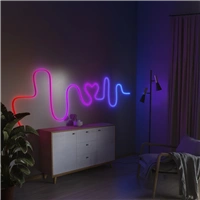 Hama SMART WiFi neónový LED pás, RGBIC, Matter, nastavenie farieb, stmievanie, appka, 5 m