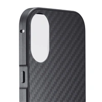 Black Rock 360° Glass, kryt pre Apple iPhone 17, sklenený, predný + zadný diel, karbónová úprava