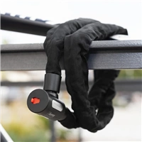 Hama cyklo zámka reťazová, 120 cm, kľúč s osvetlením