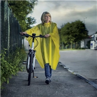 Hama pršiplášť/pončo do dažďa, farba žltá
