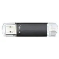 Hama flashPen Laeta Twin, USB 3.0, 256 GB, 40 MB/s, čierny