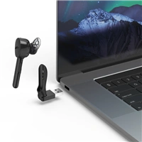 Hama MyVoice1300, Bluetooth headset mono, pre 2 zariadenia, Siri, Google Ass., nabíjacia stanica