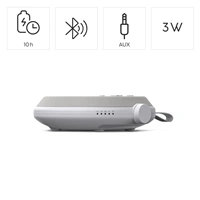 Hama Calm, Bluetooth® reproduktor, plochý, biely šum, časovač, 3 W, biely