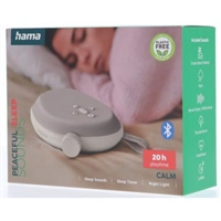 Hama Calm, Bluetooth® reproduktor, plochý, biely šum, časovač, 3 W, biely