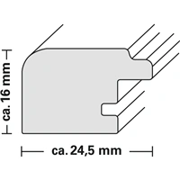 Hama rámček plastový LIMA, biela, 13x18 cm