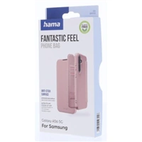 Hama Fantastic Feel, puzdro-knižka pre Samsung Galaxy A56 5G, hebký povrch, farba nude